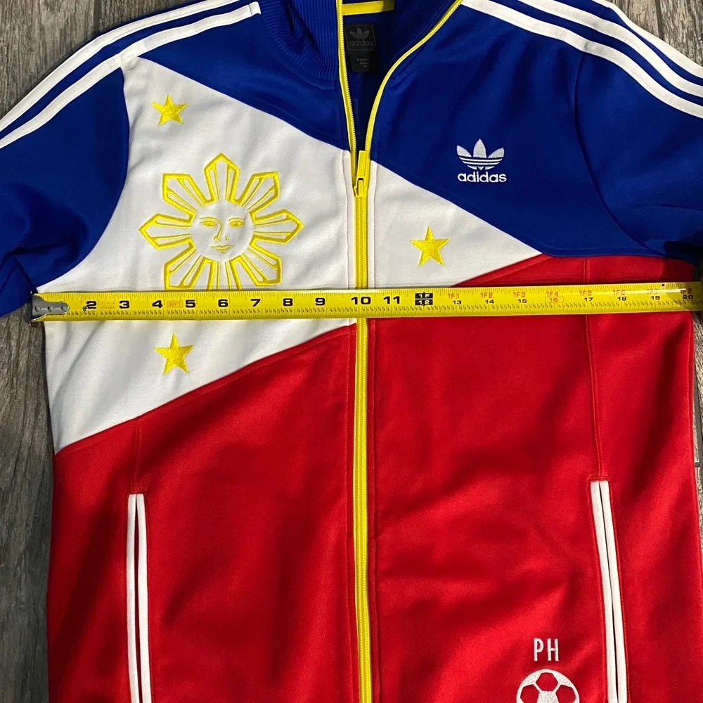 SMALL Men's Addidas Phillipines National Soccer Team Track Jacket (RARE ITEM) - Picture 9 of 9